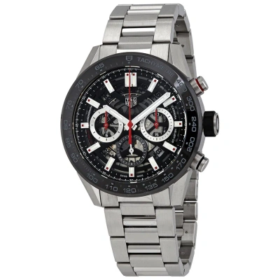 Tag Heuer Carrera Chronograph Automatic Men's Watch Cbg2a10.ba0654 In Black