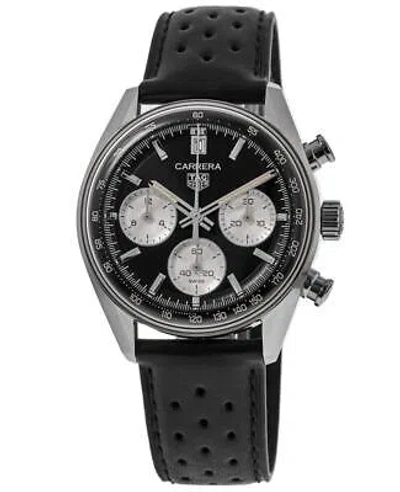 Pre-owned Tag Heuer Carrera Chronograph Black Dial Men's Watch Cbs2210.fc6534