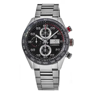 Tag Heuer Carrera Chronograph Day-date Black Dial Men's Watch Cbn2a1aa. Ba0643