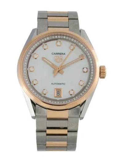Pre-owned Tag Heuer Carrera Date Watch, 36mm In Multi