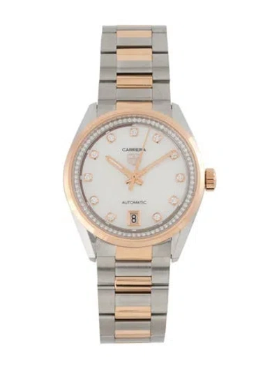 Pre-owned Tag Heuer Carrera Elegance Mastered Watch, 36mm In Multicolor