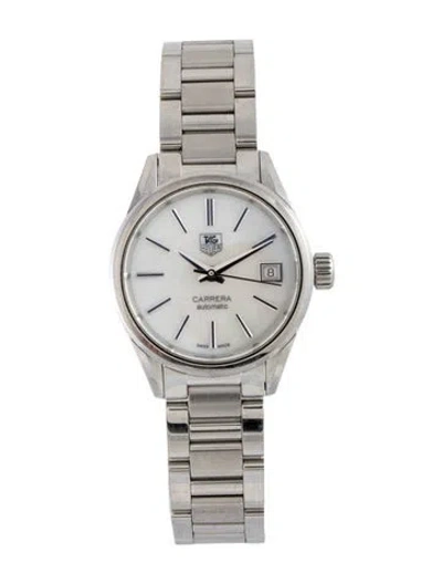 Pre-owned Tag Heuer Carrera Watch, 28mm In Multi
