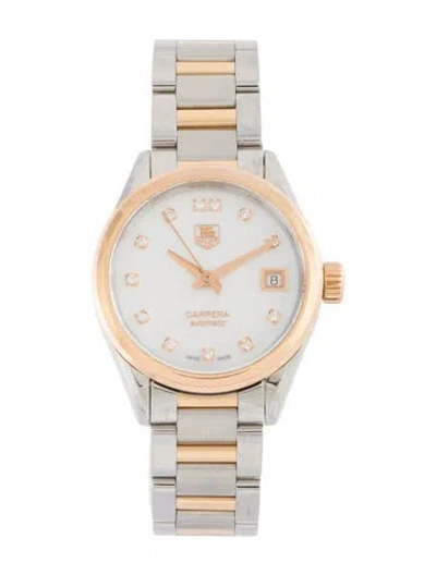 Pre-owned Tag Heuer Carrera Watch, 28mm In Multi