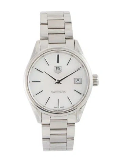Pre-owned Tag Heuer Carrera Watch, 33mm In Multi