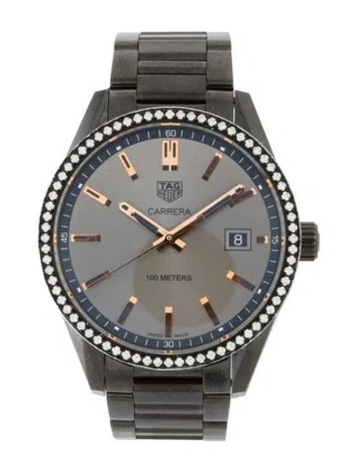 Pre-owned Tag Heuer Carrera Watch, 39mm In Multi