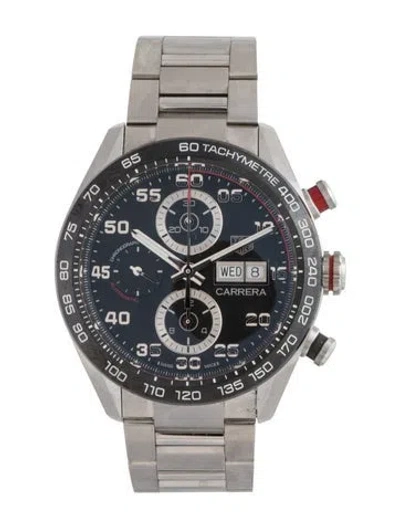 Pre-owned Tag Heuer Carrera Watch, 44mm In Multicolor