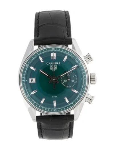 Pre-owned Tag Heuer Carrera Watch In Multi