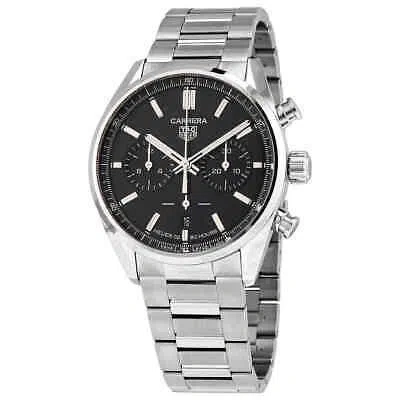 Pre-owned Tag Heuer Chronograph Automatic Black Dial Men's Watch Cbn2010.ba0642