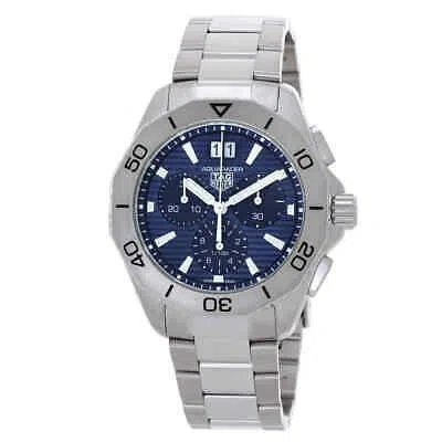 Pre-owned Tag Heuer Chronograph Quartz Blue Dial Men's Watch Cbp1113.ba0627