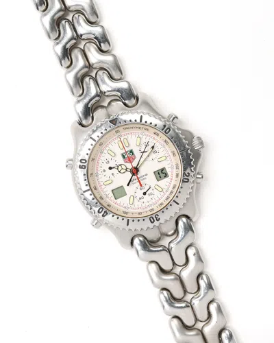 Tag Heuer Chronograph Sel 38mm Watch In White