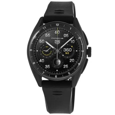 Tag Heuer Connected Calibre E4 - 42mm Digital Dial Black Rubber Strap Men's Watch Sbr8081.bt6299 In Multi