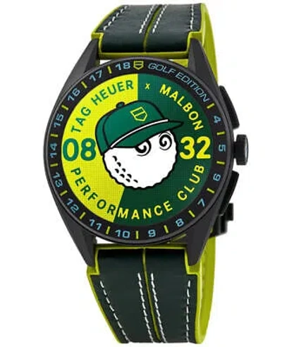 Pre-owned Tag Heuer Connected Calibre E4 - 45mm Malbon Men's Watch Sbr8a85.eb0338