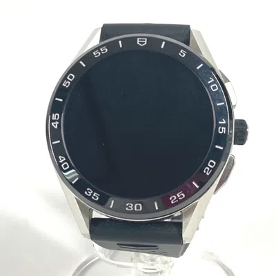 Pre-owned Tag Heuer Connected Wristwatch () In Black