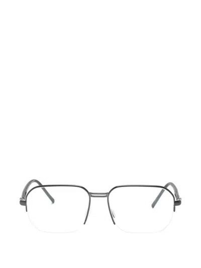 Tag Heuer Eyewear Browline-frame Glasses In Gray