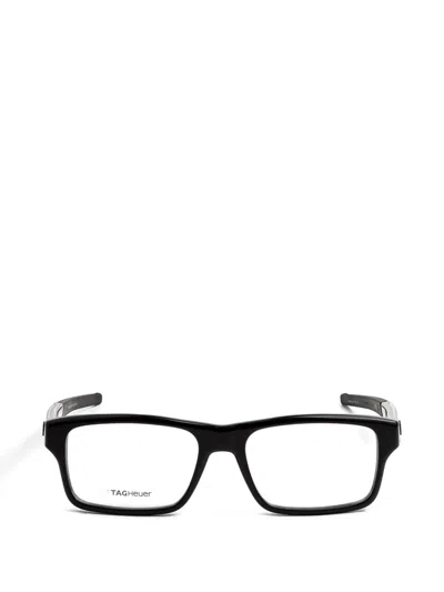 Tag Heuer Eyewear Golden Age Rectangle-frame Glasses In Black