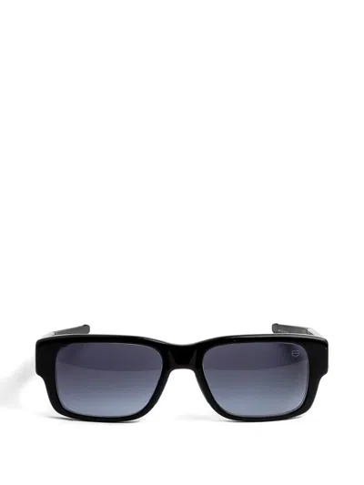 Tag Heuer Eyewear Golden Age Rectangle-frame Sunglasses In Black