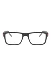 Tag Heuer Eyewear Rectangle-frame Glasses In Black