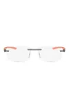 Tag Heuer Eyewear Rectangle-frame Glasses In White