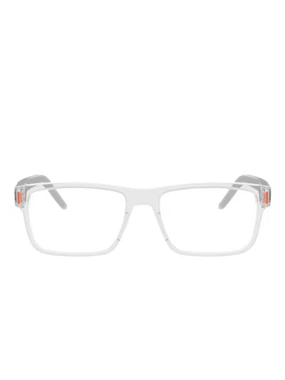 Tag Heuer Eyewear Rectangle-frame Glasses In White