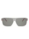 Tag Heuer Eyewear Rectangle-frame Sunglasses In Gray