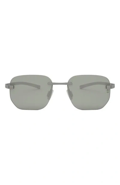 Tag Heuer Flex 55mm Polarized Geometric Sunglasses In Multi