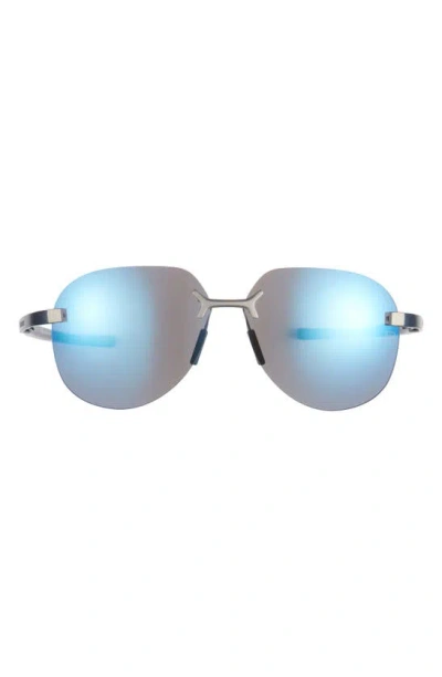 Tag Heuer Flex 59mm Pilot Sport Sunglasses In Blue