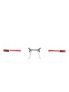 Tag Heuer Flex Glasses In Red