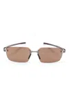 Tag Heuer Flex Rectangle-frame Sunglasses In Brown
