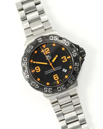Pre-owned Tag Heuer Formula 1 41mm Watch In Black