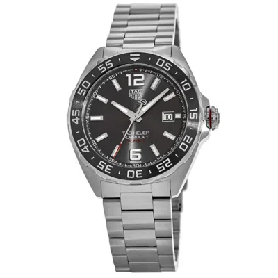 Tag Heuer Formula 1 Automatic 43mm Grey Dial Steel Men's Watch Waz2011.ba0842