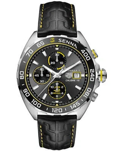 Pre-owned Tag Heuer Formula 1 Automatic Chronograph Senna Men's Watch Caz201b.fc6487