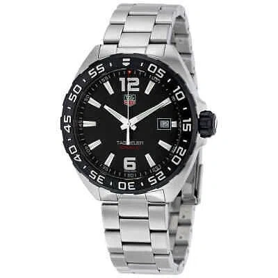 Pre-owned Tag Heuer Formula 1 Black Dial Men's Watch Waz1110.ba0875