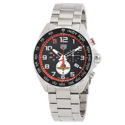 Pre-owned Tag Heuer Formula 1 Chronograph Quartz Black Dial Men's Watch Caz101aw.ba0842