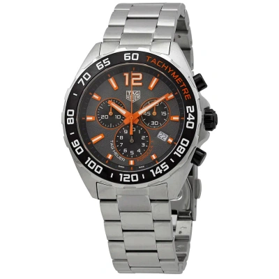 Tag Heuer Formula 1 Chronograph Quartz Grey Dial Men's Watch Caz101ah.ba0842 In Metallic