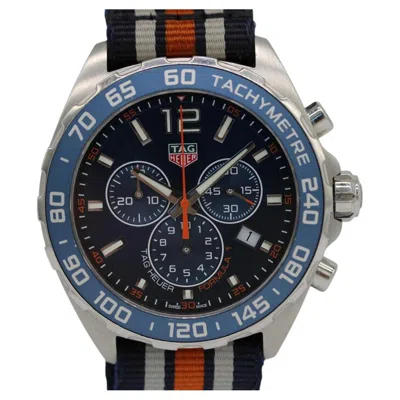 Pre-owned Tag Heuer Formula 1 Chronograph – Ref. Caz1014.fc8196 – 43mm – Blue Dial