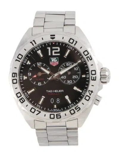 Pre-owned Tag Heuer Formula 1 Date Watch, 41mm In Multicolor