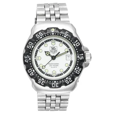 Pre-owned Tag Heuer Formula 1 Professional Steel Date Quartz Women's Watch Ref. Wa1418 In Multiple