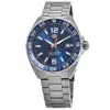 Tag Heuer Formula 1 Quartz 43mm Blue Dial Steel Men's Watch Waz1010.ba0842 In Blue