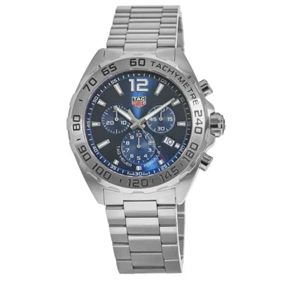 Tag Heuer Formula 1 Quartz Chronograph Blue Dial Stainless Steel Men's Watch Caz101k. Ba0842