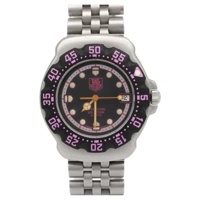 Pre-owned Tag Heuer Formula 1 Wa1217s � 200m � Purple Accents � Vintage Quartz