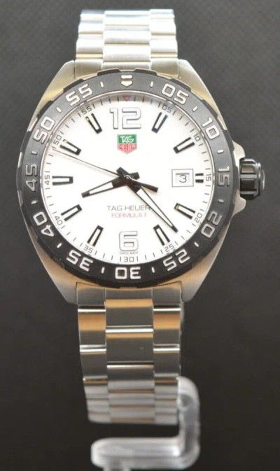 Pre-owned Tag Heuer Formula 1 White Men's Watch - Waz1111.ba0875