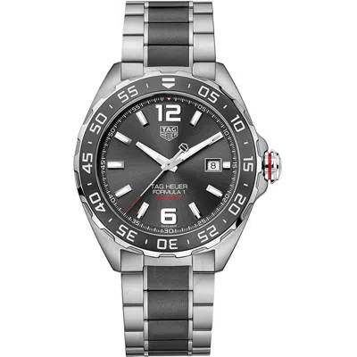 Tag Heuer Formula One Automatic Grey Dial Men's Watch Wz2011.ba0843 In Metallic