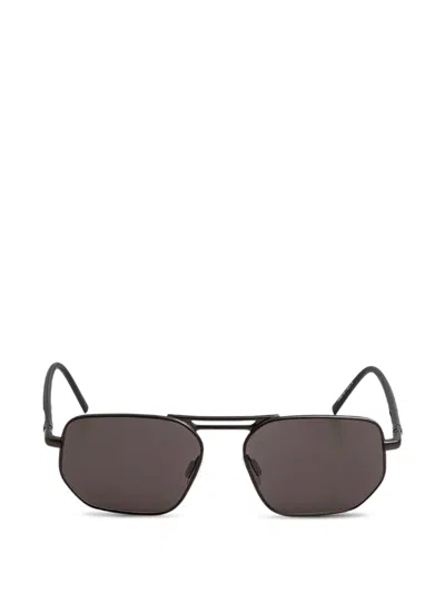 Tag Heuer Geometric Sunglasses In Black