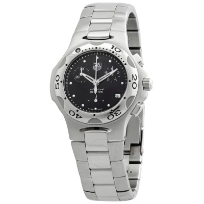 Tag Heuer Kirium Chronograph Quartz Black Dial Watch Cl1212.ba0705 In Gray