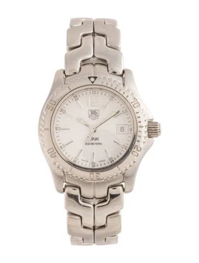 Pre-owned Tag Heuer Link 200 Meters Watch, 35mm In Multicolor