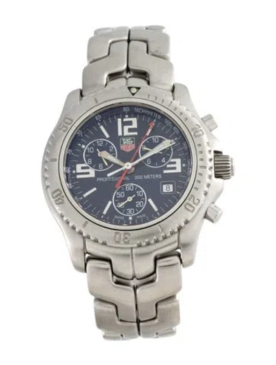 Pre-owned Tag Heuer Link, 42mm In Multicolor