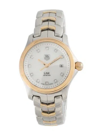 Pre-owned Tag Heuer Link Watch, 27mm In Multi