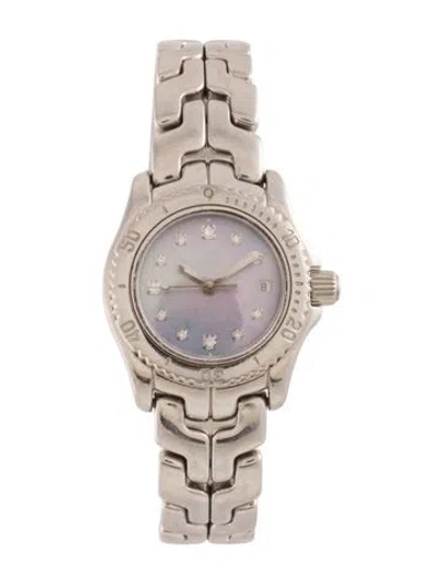 Pre-owned Tag Heuer Link Watch, 27mm In Multicolor
