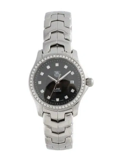 Pre-owned Tag Heuer Link Watch, 27mm In Multicolor