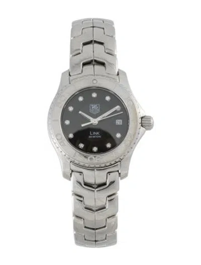 Pre-owned Tag Heuer Link Watch, 27mm In Multicolor